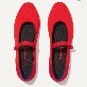 Rothy’s Square Mary Jane in Flame